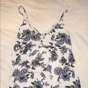 Floral American Eagle Tank Top-Size S